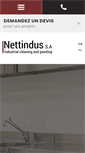 Mobile Screenshot of nettindus.be